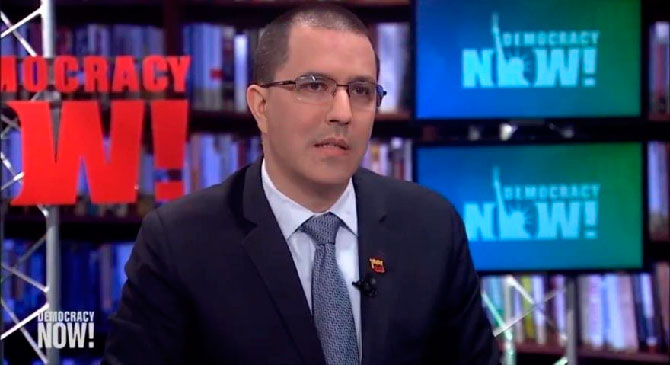 El canciller venezolano Jorge Arreaza