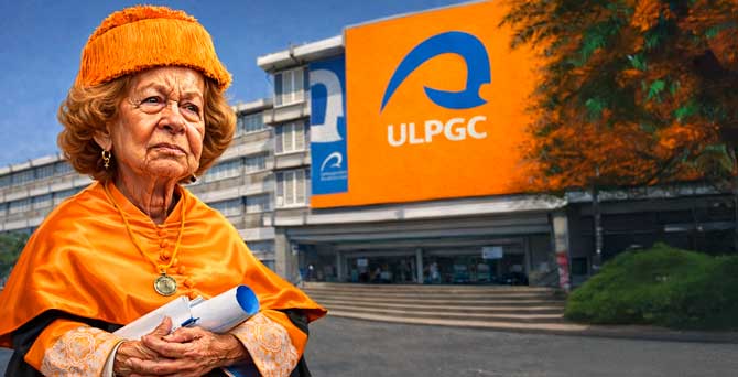 RECHAZO AL HONORIS CAUSA DE LA ULPGC A LA REINA EM&Eacute;RITA SOF&Iacute;A: "NO REPRESENTA EL SABER, SINO EL LINAJE"