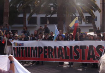 COLECTIVOS CANARIOS DENUNCIAN LA AGRESIÓN IMPERIALISTA DE EE.UU. CONTRA VENEZUELA Y CUBA