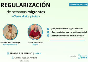 LA REGULARIZACIÓN DE LOS MIGRANTES EXPLICADA EN LANZAROTE