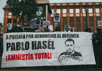 ACTO DE APOYO A PABLO HASÉL FRENTE A LA CÁRCEL DE LLEDONERS