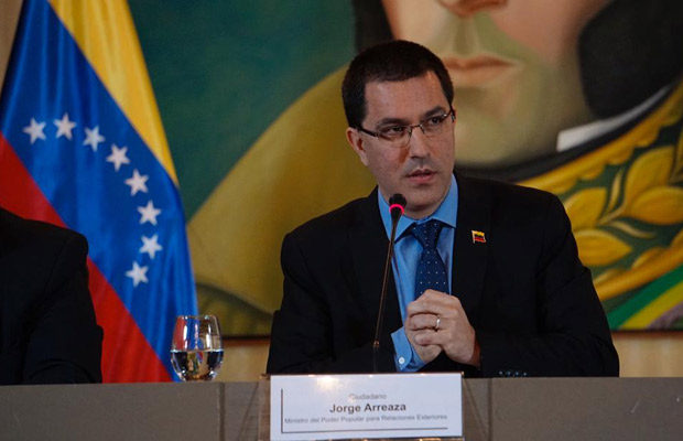 el canciller venezolano, Jorge Arreaza