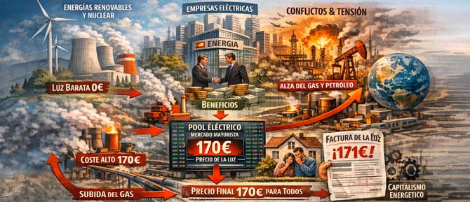EL PRECIO DE LA LUZ PAS&Oacute; DE 0 A 170 EUROS EN HORAS: AS&Iacute; FUNCIONA EL MERCADO EL&Eacute;CTRICO