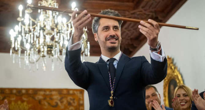 El alcalde de La Laguna Luis Yeray Guti&eacute;rrez P&eacute;rez (PSOE)