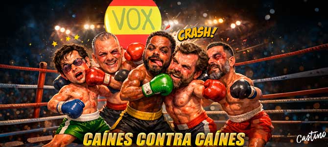 DE PARTIDO MONOL&Iacute;TICO A CAMPO DE BATALLA: EL CAOS SE APODERA DE LA C&Uacute;PULA DE VOX