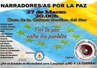 NARRADORAS Y NARRADORES POR LA PAZ: UN ENCUENTRO POR LA PALABRA Y LA VIDA