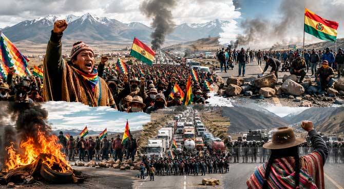 ARDE BOLIVIA: LA REBELI&Oacute;N SOCIAL COMIENZA A SACUDIR A AM&Eacute;RICA LATINA
