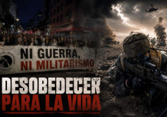 ACTIVISTAS Y COLECTIVOS CANARIOS LLAMAN A LA DESOBEDIENCIA FRENTE AL MILITARISMO Y LA OTAN