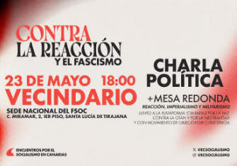 NUEVO ACTO EN GRAN CANARIA DE ENCUENTROS POR EL SOCIALISMO