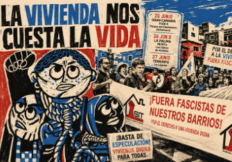 MOVIMIENTO POR LA VIVIENDA SALE A LA CALLE EN CANARIAS ANTE EL AGRAVAMIENTO DE LA CRISIS HABITACIONAL