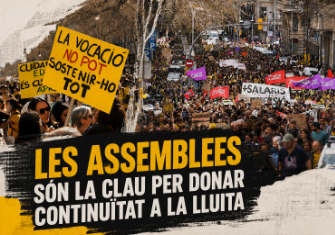 REFORZAR LAS ASAMBLEAS PARA QUE LA LUCHA EDUCATIVA NO SE APAGUE CON EL VERANO