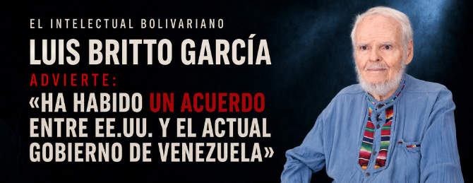 LUIS BRITO GARC&Iacute;A: &ldquo;EN VENEZUELA SE HA INSTAURADO UNA DICTADURA&rdquo; (V&Iacute;DEO)
