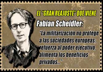 EUROPA DESMANTELA LAS CONQUISTAS SOCIALES PARA FINANCIAR LA GUERRA