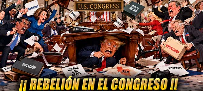 &iexcl;REBELI&Oacute;N CONTRA TRUMP! EL CONGRESO SE LEVANTA CONTRA "SU GUERRA" CON IR&Aacute;N