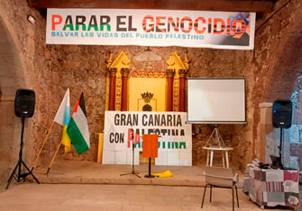 CELEBRACIÓN DEL DÍA DE LA BANDERA NACIONAL CANARIA EN CLAVE DE SOLIDARIDAD CON PALESTINA