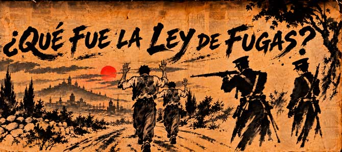 LA "LEY DE FUGAS":  CUANDO EL ESTADO ESPA&Ntilde;OL CONVIRTI&Oacute; EL ASESINATO DE DETENIDOS EN UN M&Eacute;TODO DE REPRESI&Oacute;N