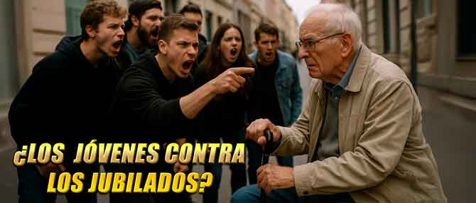 JÓVENES CONTRA JUBILADOS: EL TRUCO PERFECTO DEL SISTEMA