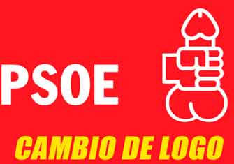 EL PSOE SACA PECHO: CAMBIA LA ROSA POR UN PENE EN SU NUEVO LOGOTIPO